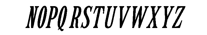 TRT Epic Dope Italic Font UPPERCASE