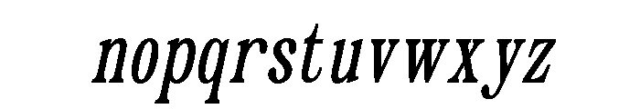 TRT Epic Dope Italic Font LOWERCASE