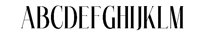 TRT Glanore Serif Font UPPERCASE