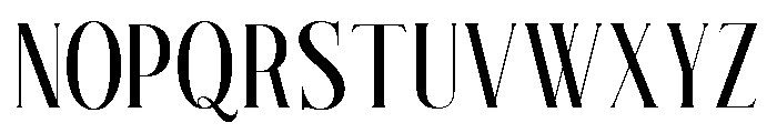 TRT Glanore Serif Font UPPERCASE