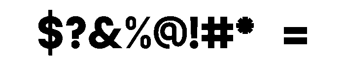 TRT INTERVAL Bold Font OTHER CHARS