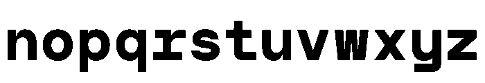 TRT INTERVAL Bold Font LOWERCASE