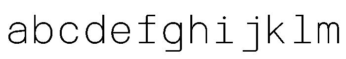 TRT INTERVAL Extra Light FONT