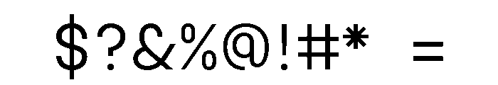 TRT INTERVAL Light Font OTHER CHARS