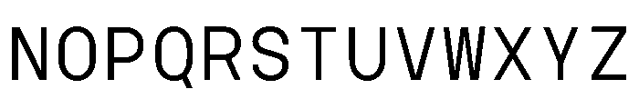 TRT INTERVAL Light Font UPPERCASE