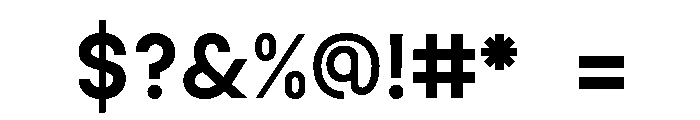 TRT INTERVAL Medium Font OTHER CHARS