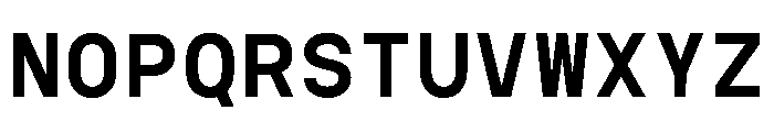 TRT INTERVAL Medium Font UPPERCASE