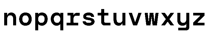 TRT INTERVAL Medium Font LOWERCASE