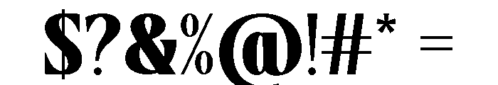 TRT MONTERO  Bold Font OTHER CHARS