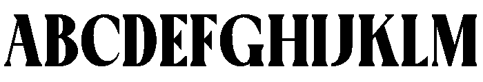 TRT MONTERO  Bold Font UPPERCASE