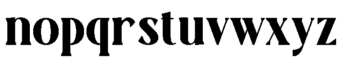 TRT MONTERO  Bold Font LOWERCASE