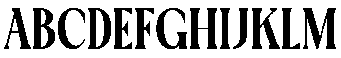 TRT MONTERO  Medium Font UPPERCASE
