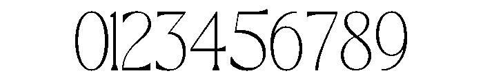 TRT MONTERO  Thin Font OTHER CHARS