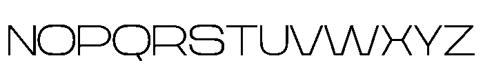 TRT Mont Broz Extra Light Font UPPERCASE