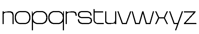 TRT Mont Broz Extra Light Font LOWERCASE