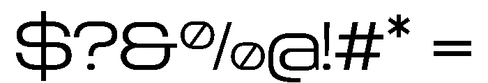 TRT Mont Broz Light Font OTHER CHARS