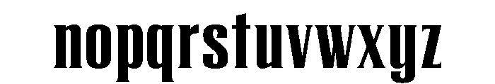 TRT REGARD Extra Bold Font LOWERCASE