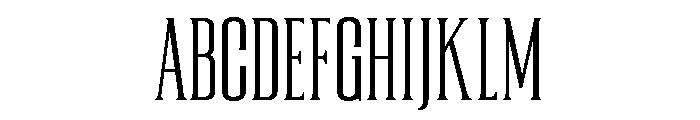 TRT REGARD Extra Light Font UPPERCASE