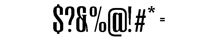 TRT REGARD Medium Font OTHER CHARS