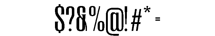 TRT REGARD Regular Font OTHER CHARS