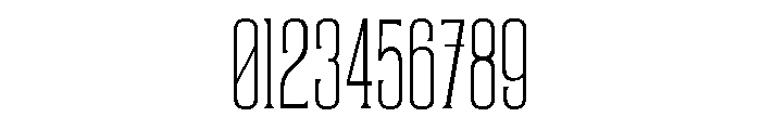 TRT REGARD Thin Font OTHER CHARS
