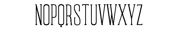 TRT REGARD Thin Font UPPERCASE