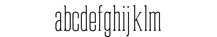 TRT REGARD Thin FONT