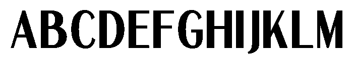 TRT Remora Bold Font UPPERCASE