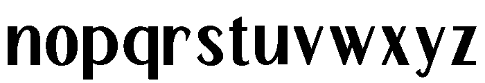 TRT Remora Bold Font LOWERCASE