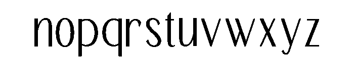 TRT Remora Light Font LOWERCASE