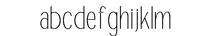 TRT Remora Thin FONT