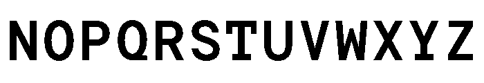 TRT Terminal Mono Medium Font UPPERCASE