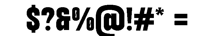 TRT unamo Bold Font OTHER CHARS