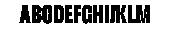 TRT unamo Bold Font UPPERCASE
