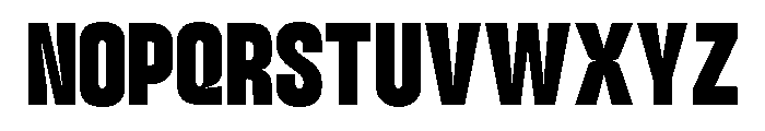 TRT unamo Bold Font UPPERCASE