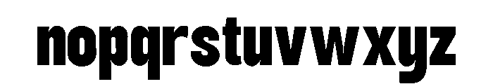 TRT unamo Bold Font LOWERCASE