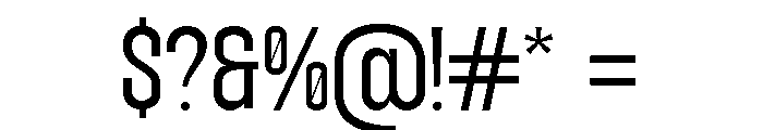 TRT unamo Light Font OTHER CHARS