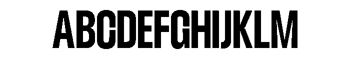 TRT unamo Medium Font UPPERCASE