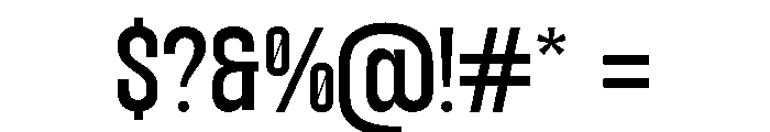 TRT unamo Regular Font OTHER CHARS