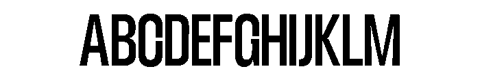 TRT unamo Regular Font UPPERCASE