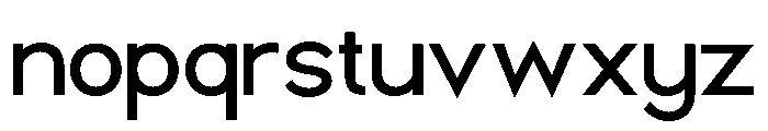 TRUXION-Regular Font LOWERCASE