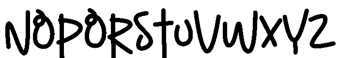 Tracking Story Font LOWERCASE