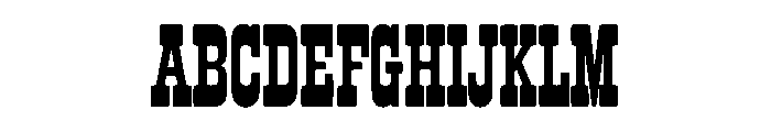 Trail Marshal Font UPPERCASE
