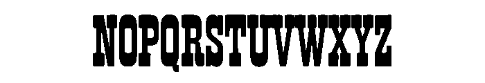 Trail Marshal Font UPPERCASE