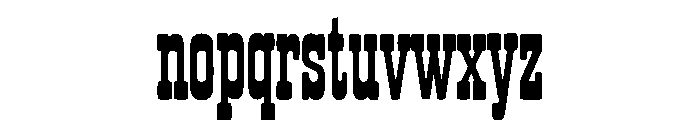 Trail Marshal Font LOWERCASE