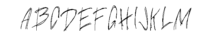 Trail Notes Font UPPERCASE