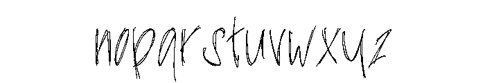 Trail Notes Font LOWERCASE