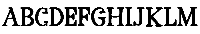 Trailblazer_Serif Font UPPERCASE