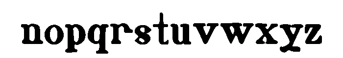 Trailblazer_Serif Font LOWERCASE