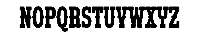Trailworker Font UPPERCASE